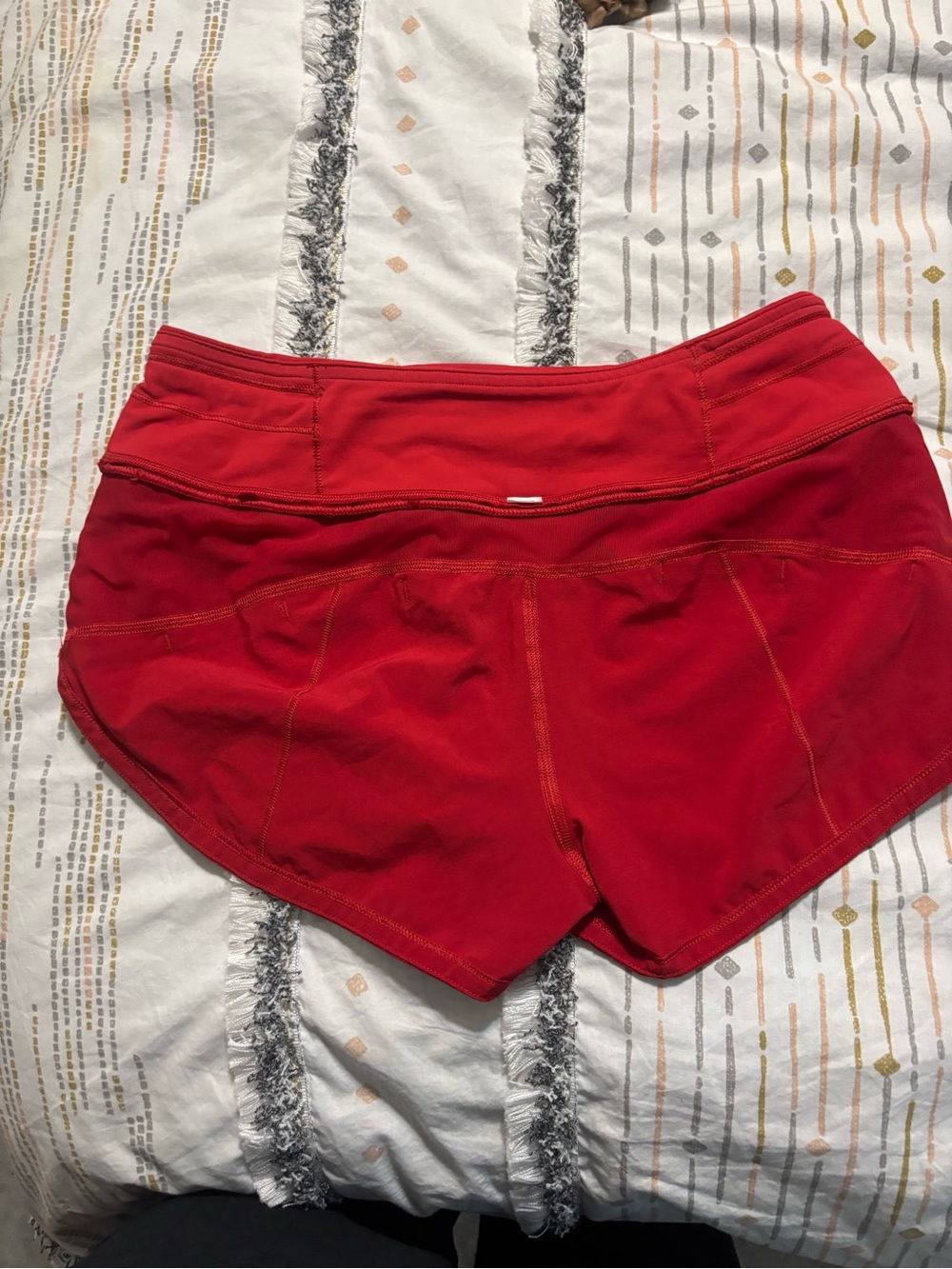 lululemon athletica Red Performance Running Shorts